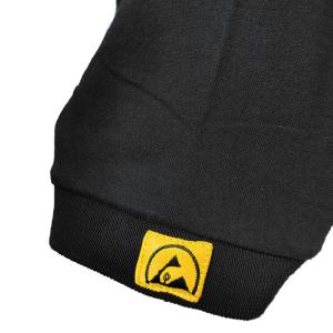 Unisex Cotton Carbon Fiber Lapel ESD Anti Static T Shirt