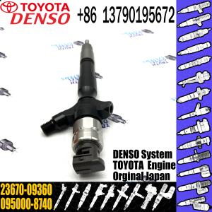 23670-09360 TOYOTA Fuel Injector 2KD Engine For DENSO Injection
