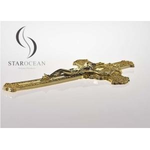 Customized Color Coffin Decoration Cross PP Recycled Material Exquisite Pattern