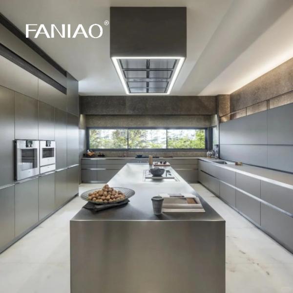 Custom Stainless Steel Kitchen Cabinets With Modern Design For Industrial Amp Contemporary Look