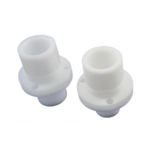 White Acrylic Components Lathe Milling PVC CNC Machining Plastic Parts