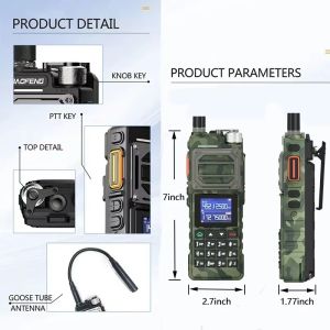 Baofeng UV-25 Pro 10W Walkie Talkie with 1-10KM Talk Range IPX5 Water Resistance