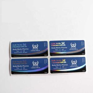 China 10ml CMYK Oral vial Pill Glass Vial Labels on sale