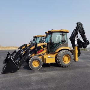 4280mm Max. Digging Depth 4WD Compact Loader Backhoe with Front End Loader and