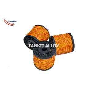Vitreous Silica Fiber Insulated Type K Extension Wire 22SWG