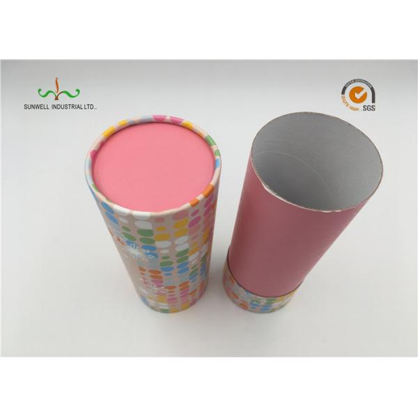 OEM Food Grade Cardboard Cylinder Tubes , Promotion Paper Tube Packaging