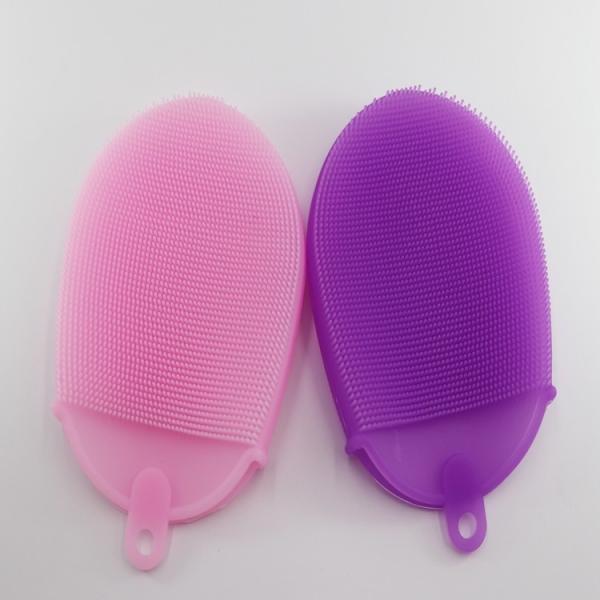 Buy Durable Silicone Cleansing Brush , Custom Bathroom Silicone Brush Cleaner at wholesale prices