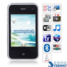 Quality HiPhone CESIM V800i+ Quad Band Dual Cards Dual Standby Dual Cameras WIFI Color TV Bluetooth JAVA 3.2-inch Touch Screen Phone for sale