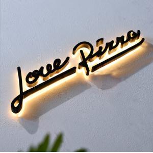 3D stainless steel led logo sign backlit letter channel letter