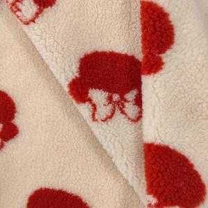 100% Polyester Sherpa Fabric Yarn Dyed Jacquard 650gsm 288F