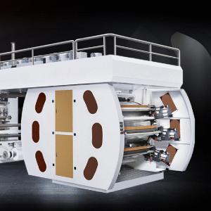 Satellite Type Flexographic Printing Machine Semi Automatic Plastic Film