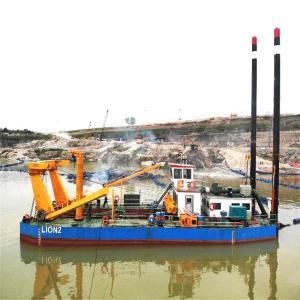 380ton Total Weight Diesel Engine Cutter Suction Dredger with Hydarulic Cutter