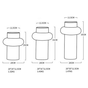 Green Transparent Decorative Crystal Flower Pots