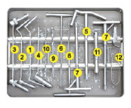 DHS DCS Plate Orthopedic Surgical Instruments Stainless Steel Material