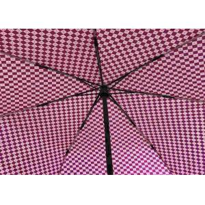 Fiberglass Pongee Foldable Umbrella Reverse Inverted Firm Grip Wind Resistant