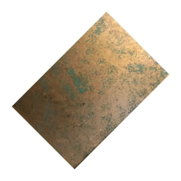 0.3mm Decorative Stainless Steel Sheet Mfr - Antique Bronze Copper Color Coating SS Plate