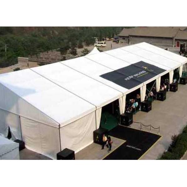 Customized Big Outside Event Tents PVC Structure Exhibition Tent For Canton Fair