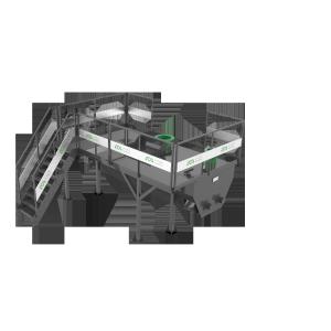 Carbon Steel 6.5m3 2*4kw Animal Rendering Plants