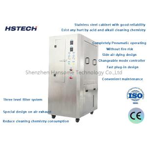 Quality Pneumatic Steel Mesh Cleaner SMT Stencil Cleaning Machine for sale
