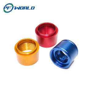 Customized aluminum alloy bright anodized CNC turning parts