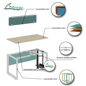 Transform Your Workspace with Our Customizable Office Space Open Workstation and