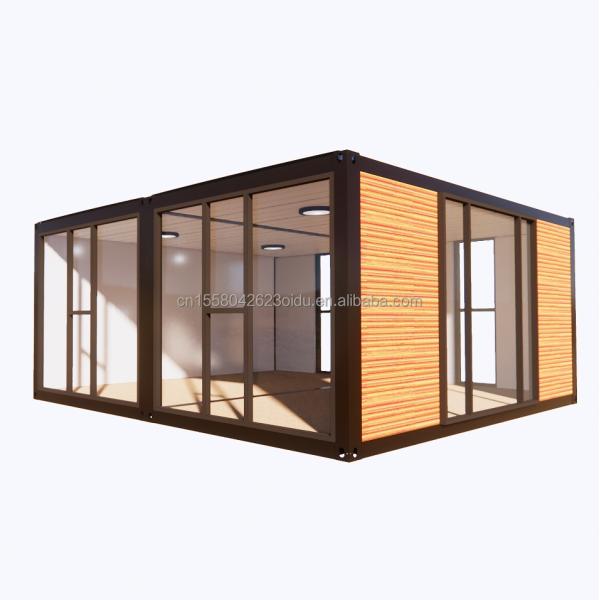 Aluminum Alloy Windows Expandable Wooden Container House for EU 20ft 40ft Modern Design Outdoor Hotel and Vocation