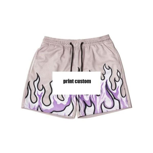 Custom Sport Mesh Short Running Gym Mens Shorts Summer Beach Shorts Fitness Soft Breathable Fashion Casual Soft Shorts