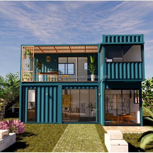 Specialized Expandable Container Houses Deluxe Prefabricated Villa House for