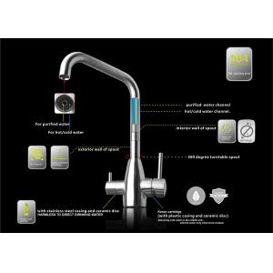 Single handle Stainless Steel Kitchen Bar Sink Filtration Water Purifier Faucet