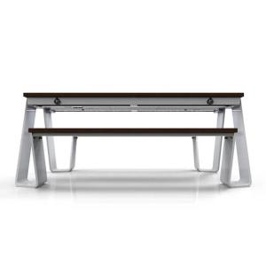 Outdoor Multifunctional Bench Smart Solar Powered Tables And Chairs