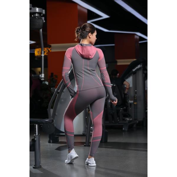 Lightweight Running Long Sleeve Tops Machine Washable With Hood