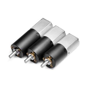 Quality Low Noise Low RPM Small Planetary Gearbox DC Gear Motor 20mm 12V for sale