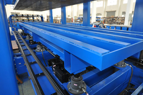 Square Metal Pipe Making Machine Aluminium Alloy Steel 450mm-550mm