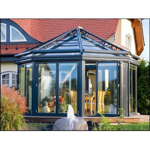 Modern Aluminum Glass Sunroom UV Resistant Indoor Outdoor