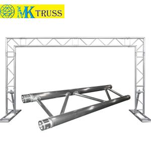 290*290*2000mm Customized Curved Aluminum Truss Stand Lectern Podium