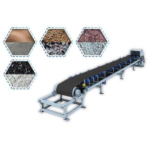 Adjustable Speed Belt Conveyors 650mm Belt Width With Carrying Idler Roller