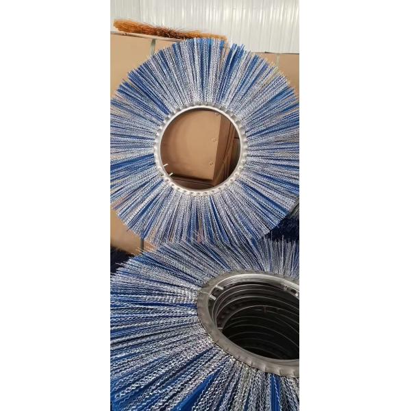 Inner Diameter 300mm High Strength Wear Resistant Plastic Wire Brush Flat Steel Ring