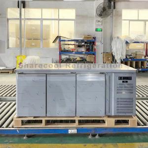 AISI304 Stainless Steel Undercounter Refrigerator Auto Defrosting Fan Cooling