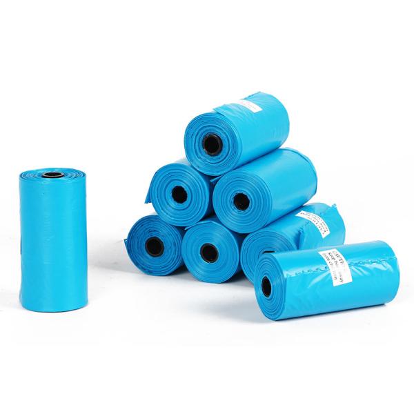 HDPE EPI D2W Eco Friendly Dog Waste Bags Customized Roll Design