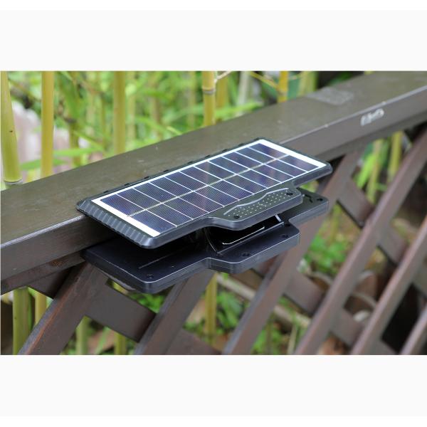 High Lumen Garden Solar Sensor Light 6000mAh Solar Max Clamp Light USB Style Solar Light