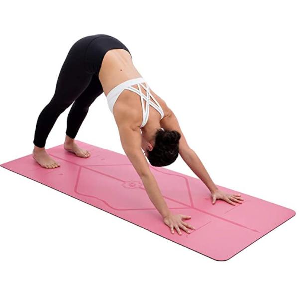 Best yoga mat with alignment lines, yoga mat with position lines, yoga mat with