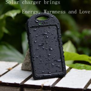 Portable waterproof multi solar charger for mobile phone