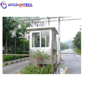 Steel Security Guard Booth 120x150x240cm Customizable Size