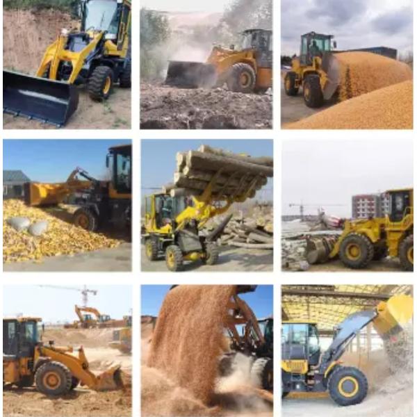 4 Ton Construction Heavy Duty Front Wheel Loader Compact