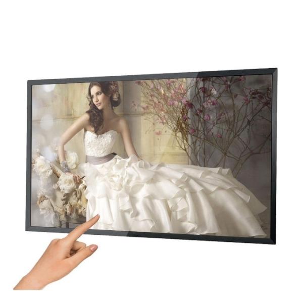 VGA AV 55 Inch Touch Screen Monitor 4k Digital Signage 500cd/M2