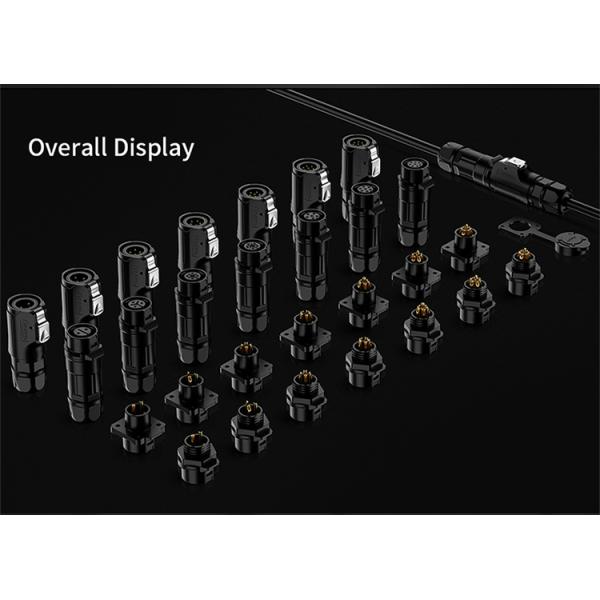Cnlinko LP12 2 3 5 6 8 Pin Ip68 Waterproof Connector Male Female Plug Socket for Led Power Electric Connectors
