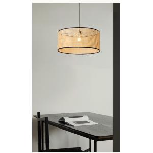 Japanese Style Modern Hanglamp Rattan Pendant Light Fixture Handmade Bamboo