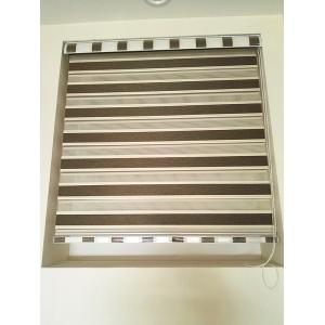 90% Shading Zebra Blinds With Blackout Linen Yarn Composition