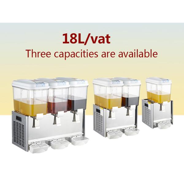 18L Hotel Bar Stainless Steel Drink Dispenser / Cold Juice Dispenser