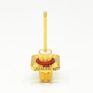 SMA Female Hermetically Sealed Flange RF Connector Microstrip Transmission Line